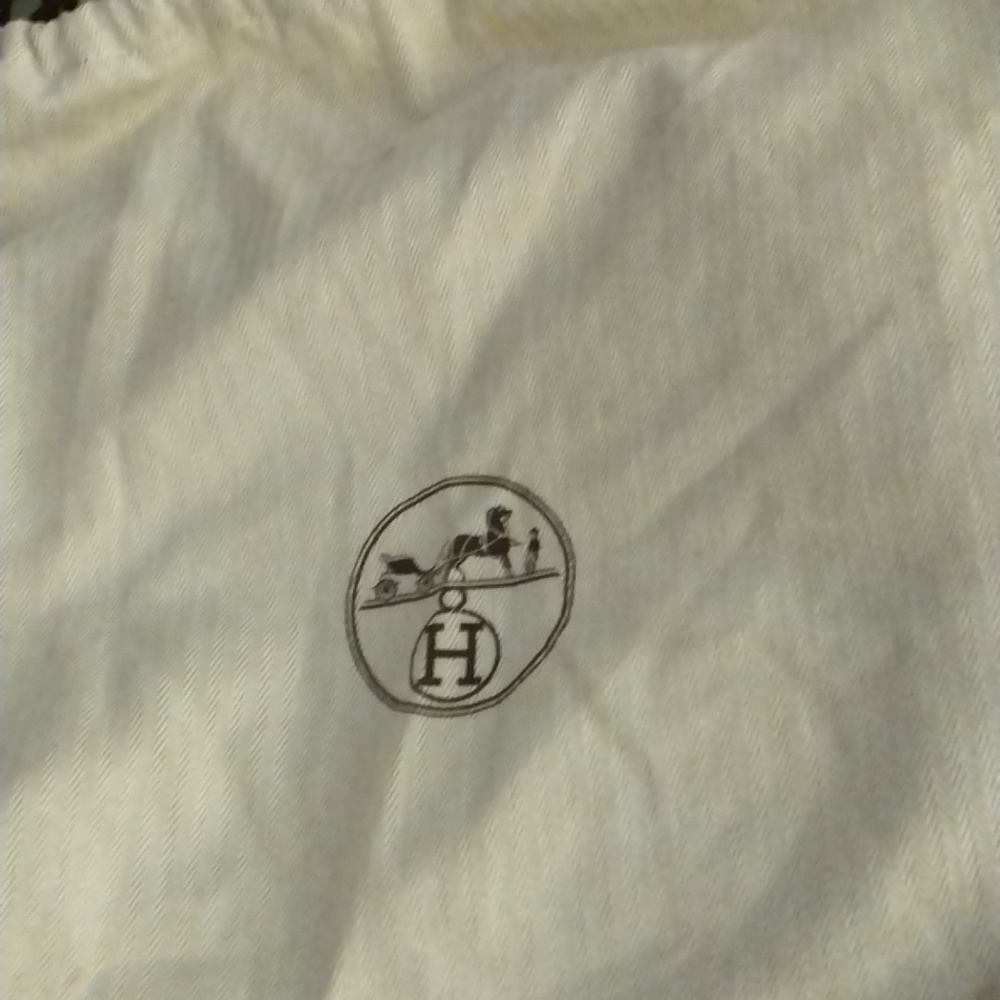 Hermes cloth tote bag